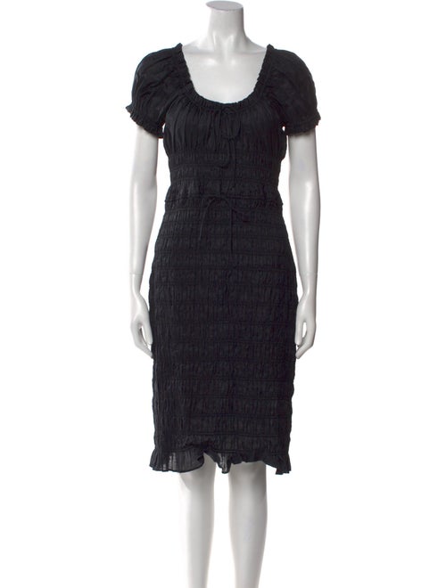 DÔEN Scoop Neck Knee-Length Dress