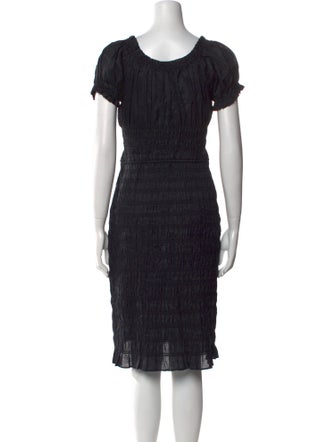 DÔEN Scoop Neck Knee-Length Dress