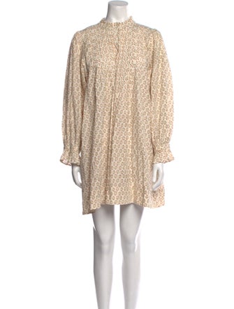 DÔEN Floral Print Knee-Length Dress