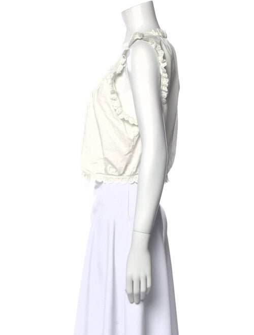 DÔEN Square Neckline Sleeveless Crop Top