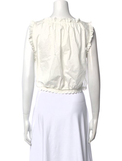 DÔEN Square Neckline Sleeveless Crop Top