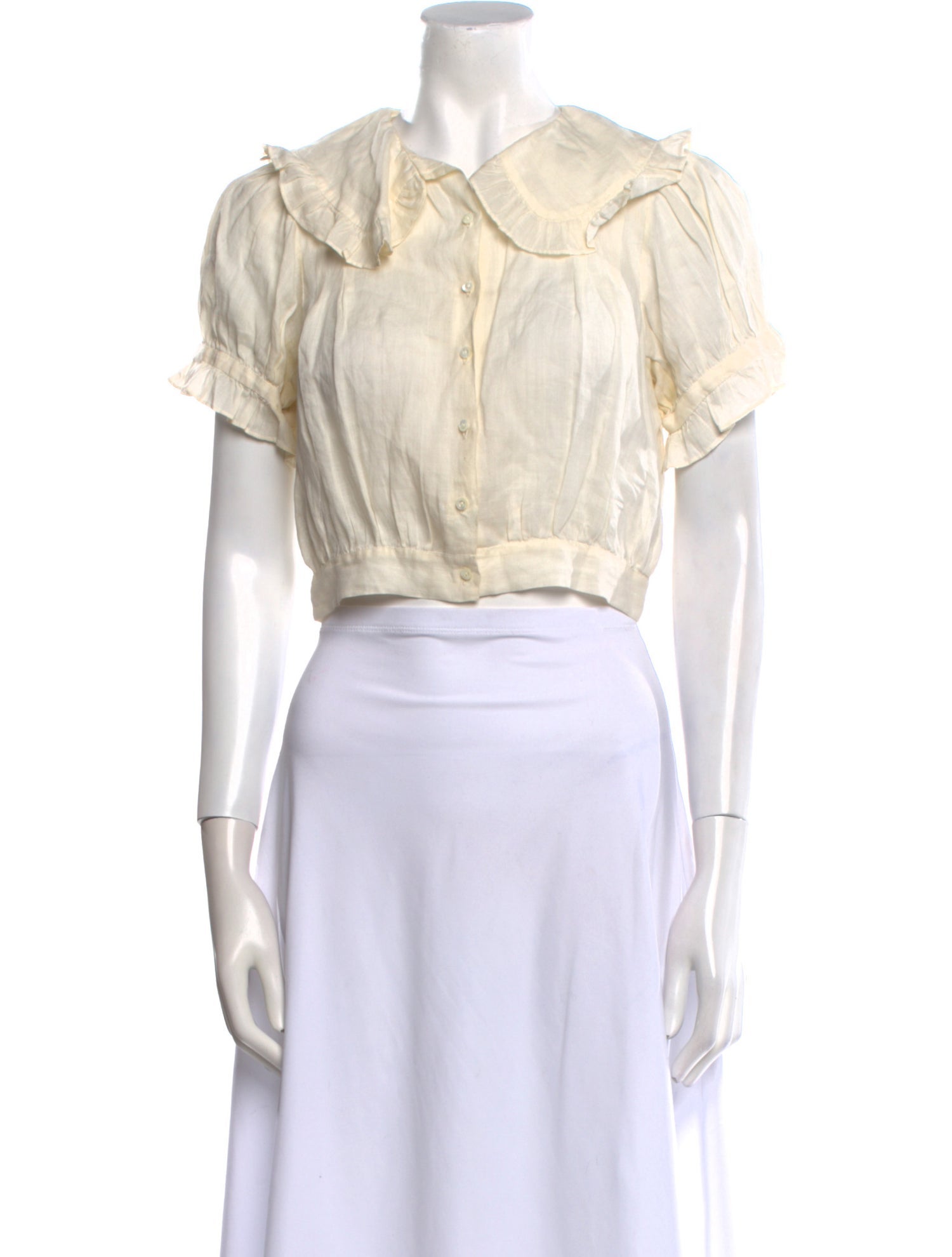 DÔEN Short Sleeve Crop Top