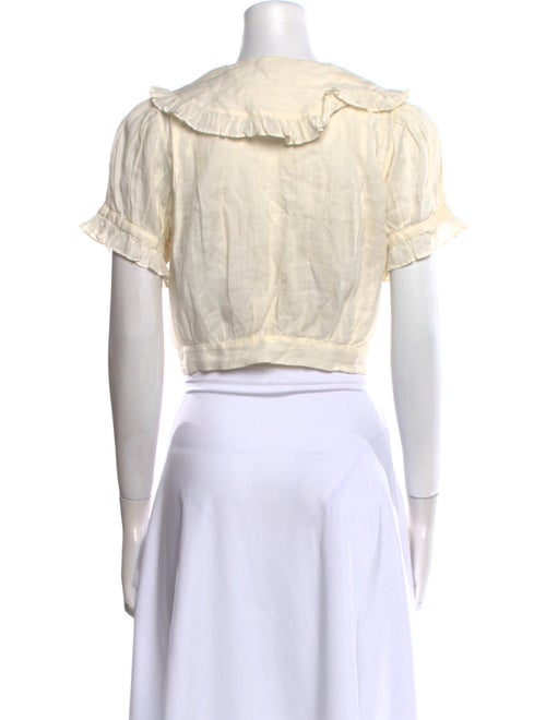 DÔEN Short Sleeve Crop Top