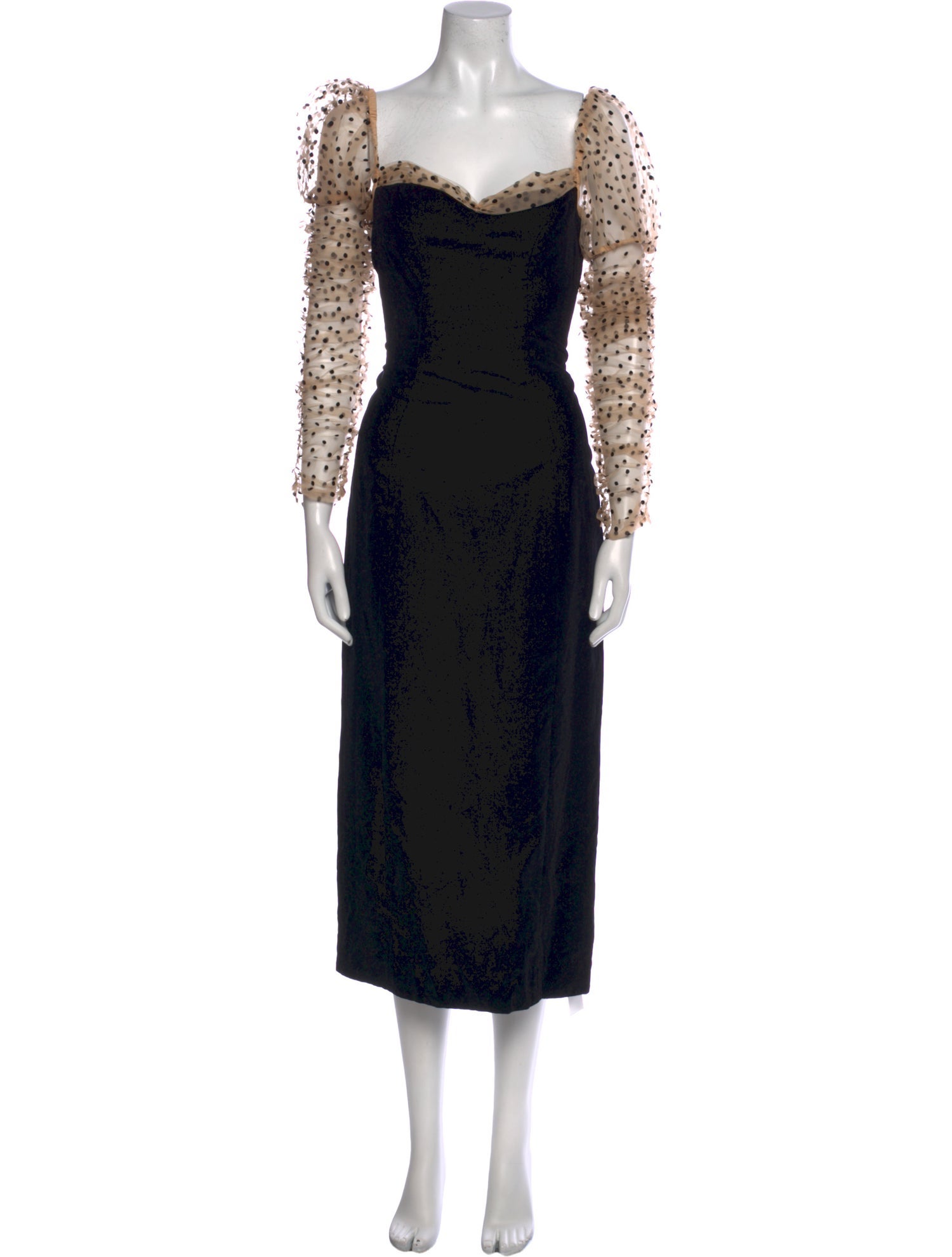 DÔEN Velvet Midi Length Dress