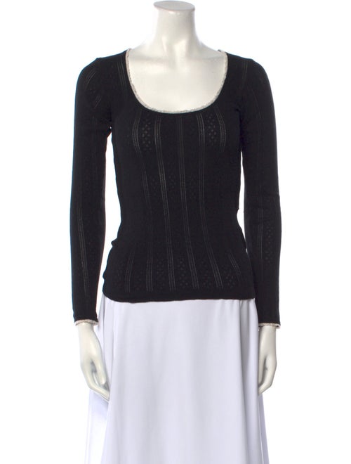 DÔEN Scoop Neck Long Sleeve Top