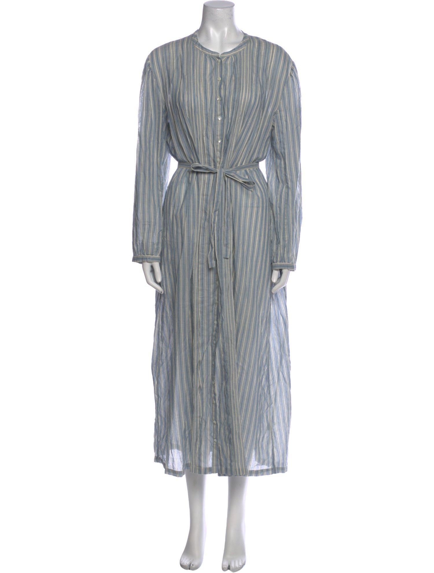 DÔEN Striped Long Dress