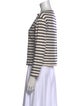DÔEN Striped Bateau Neckline Top