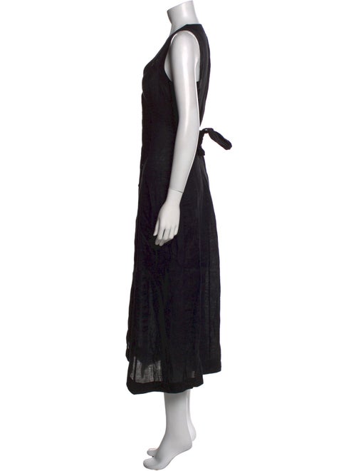 DÔEN Linen Midi Length Dress