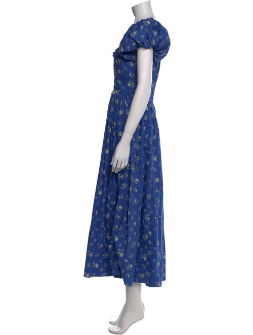 DÔEN Floral Print Long Dress