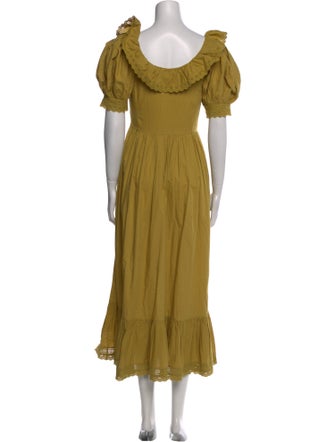 DÔEN Square Neckline Long Dress