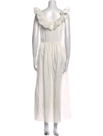 DÔEN Scoop Neck Long Dress