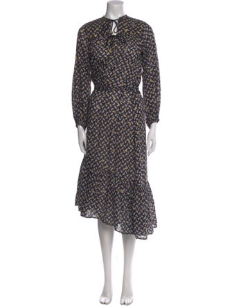 DÔEN Printed Long Dress