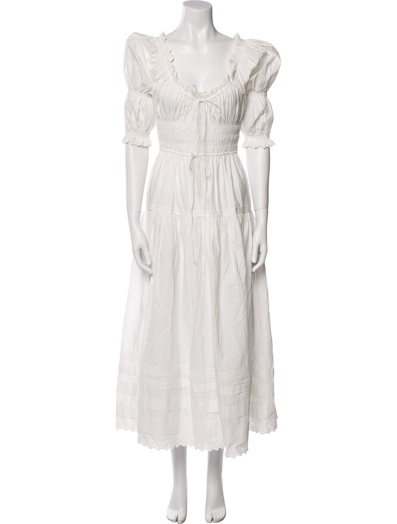 DÔEN V-Neck Long Dress