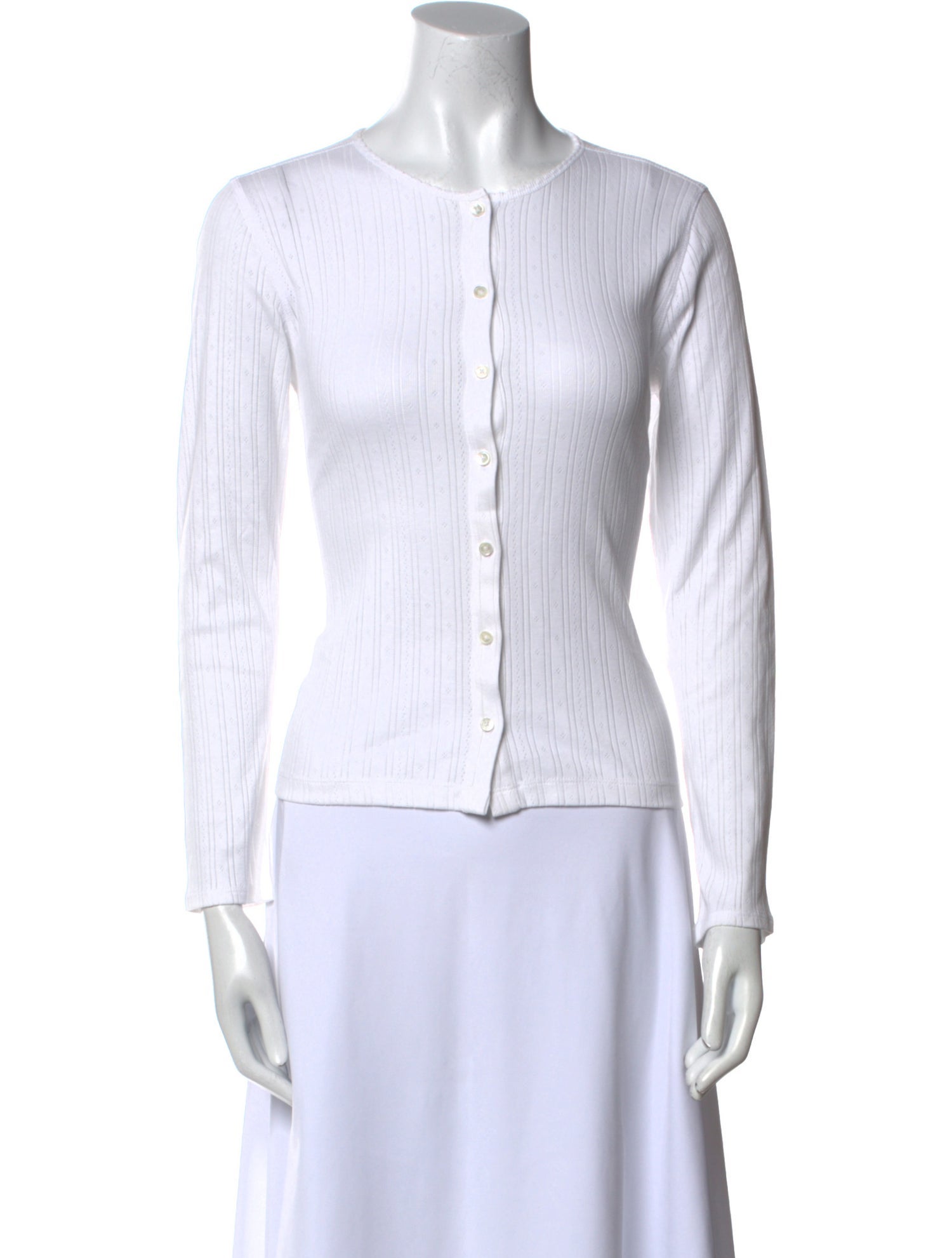 DÔEN Striped Crew Neck Top w/ Tags