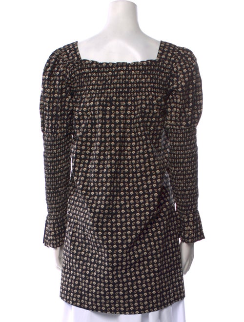 DÔEN Paisley Print Square Neckline Tunic