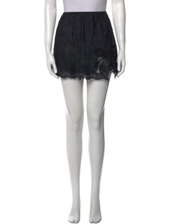 DÔEN Bow Accents Mini Skirt