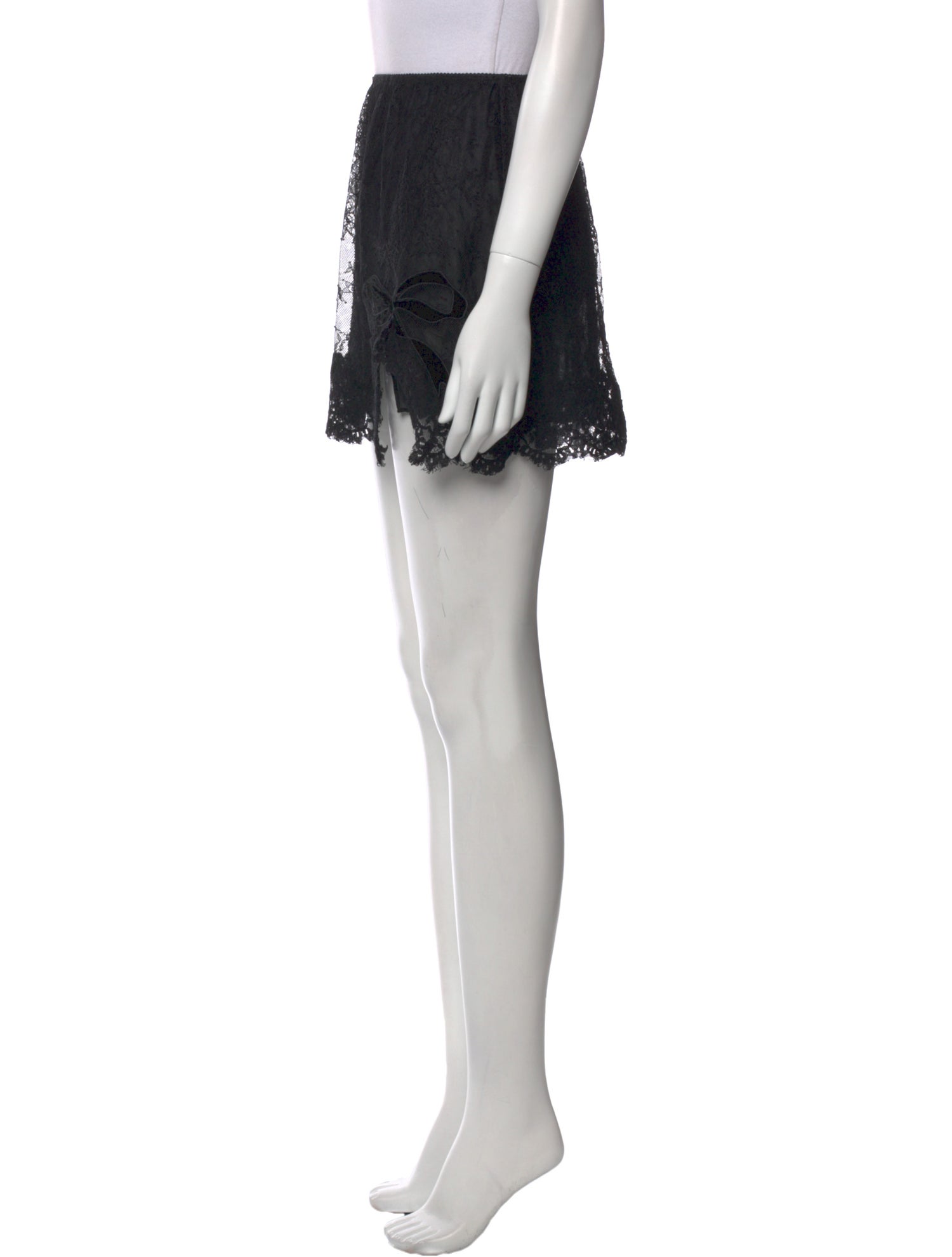 DÔEN Bow Accents Mini Skirt