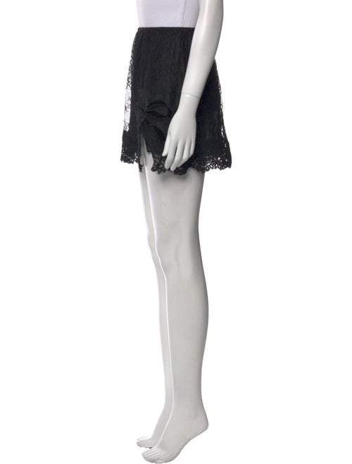 DÔEN Bow Accents Mini Skirt