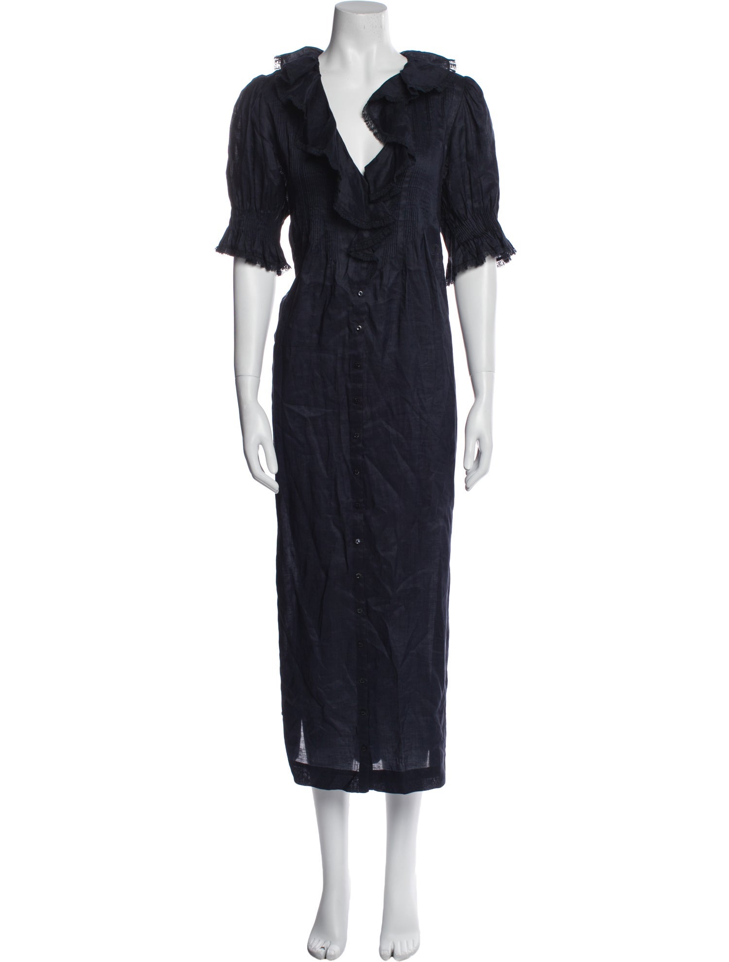 DÔEN V-Neck Long Dress