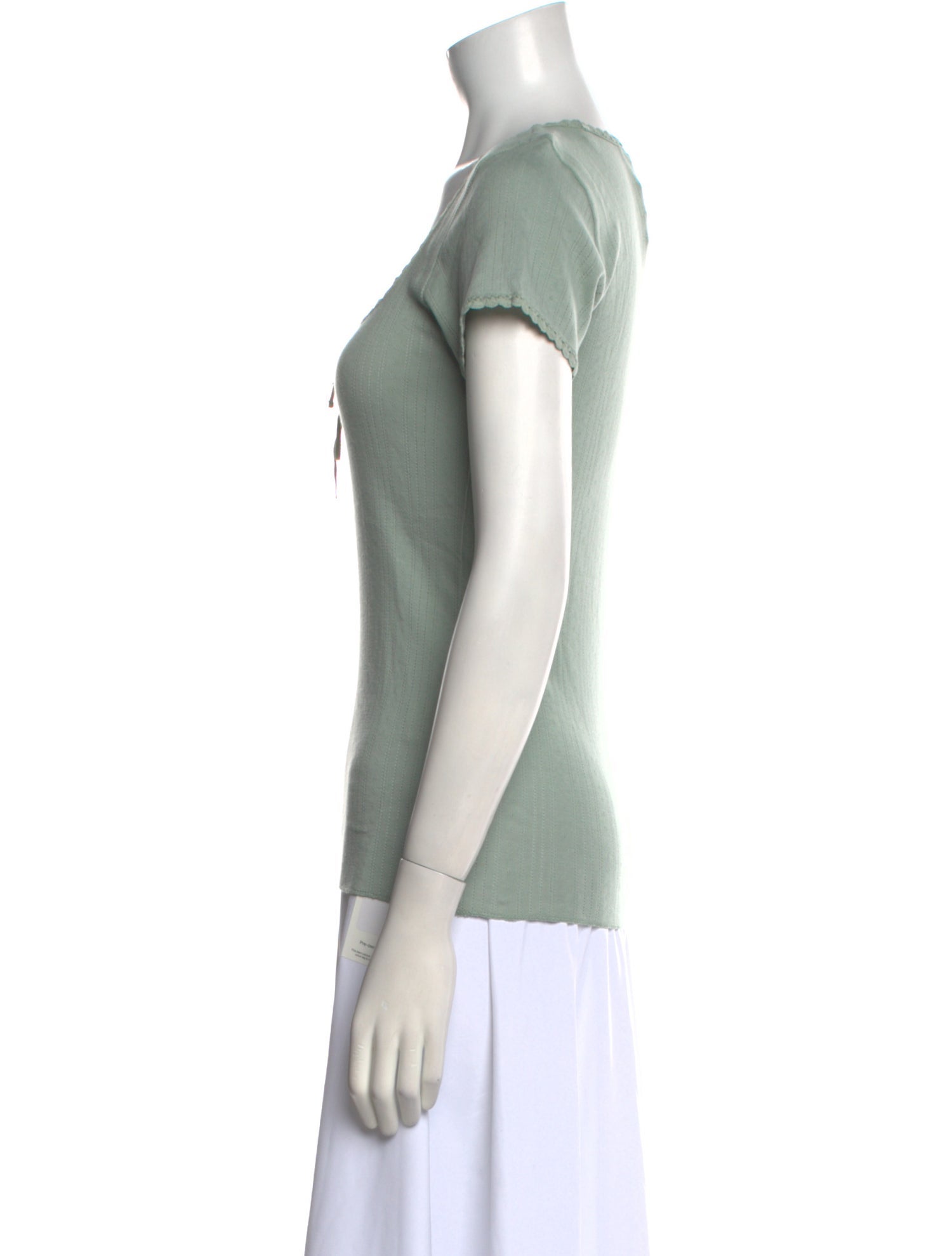 DÔEN Scoop Neck Short Sleeve T-Shirt w/ Tags