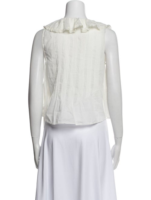 DÔEN V-Neck Sleeveless Crop Top