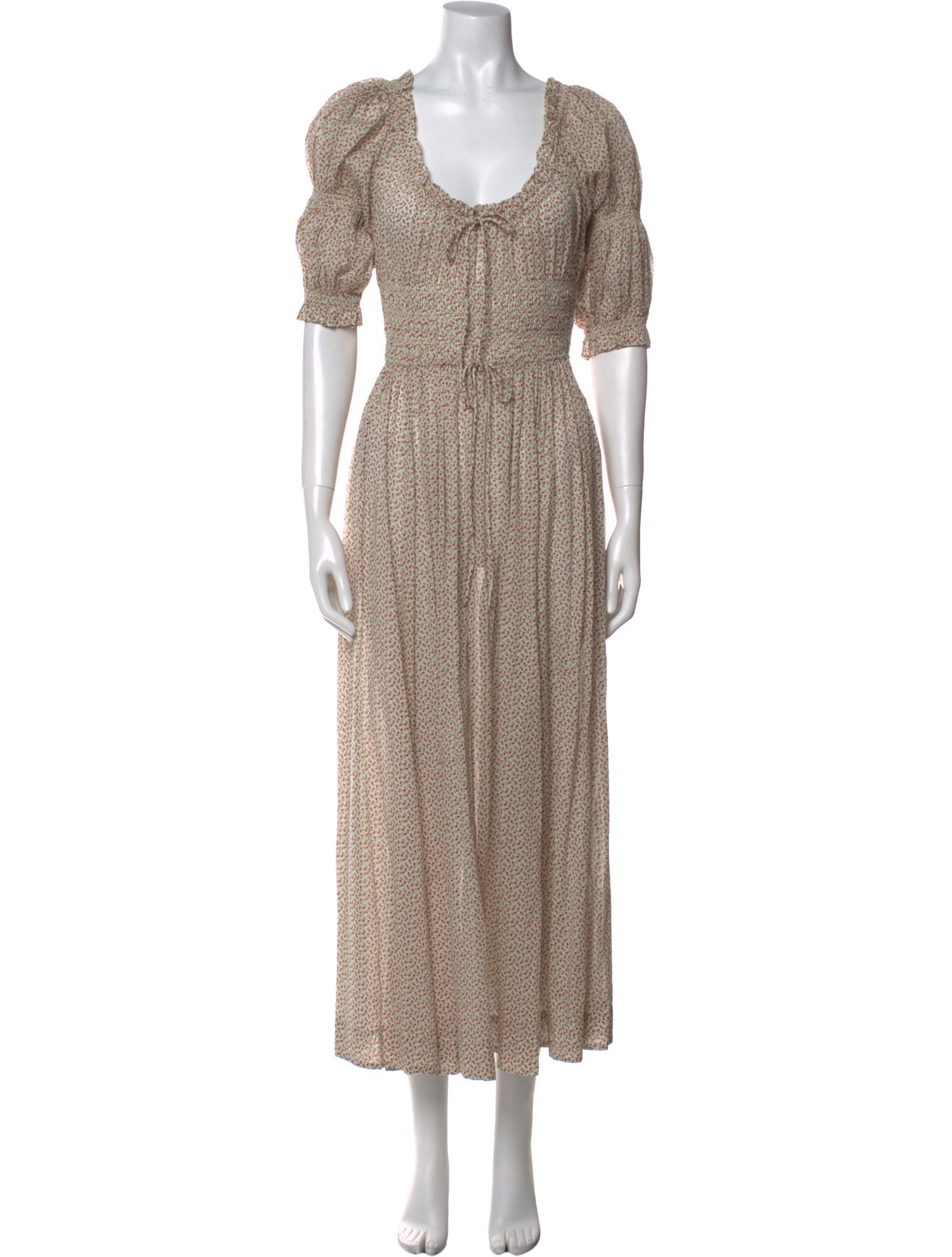 DÔEN Printed Long Dress