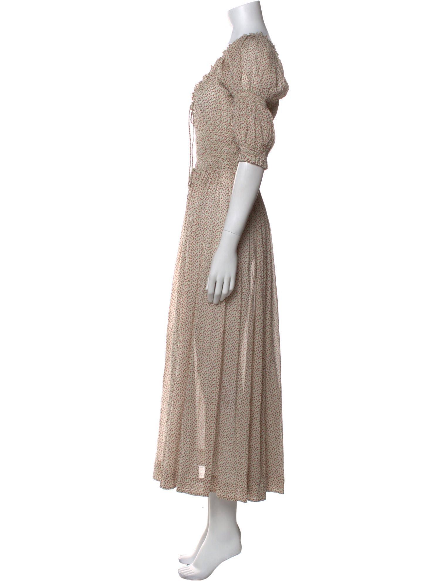 DÔEN Printed Long Dress