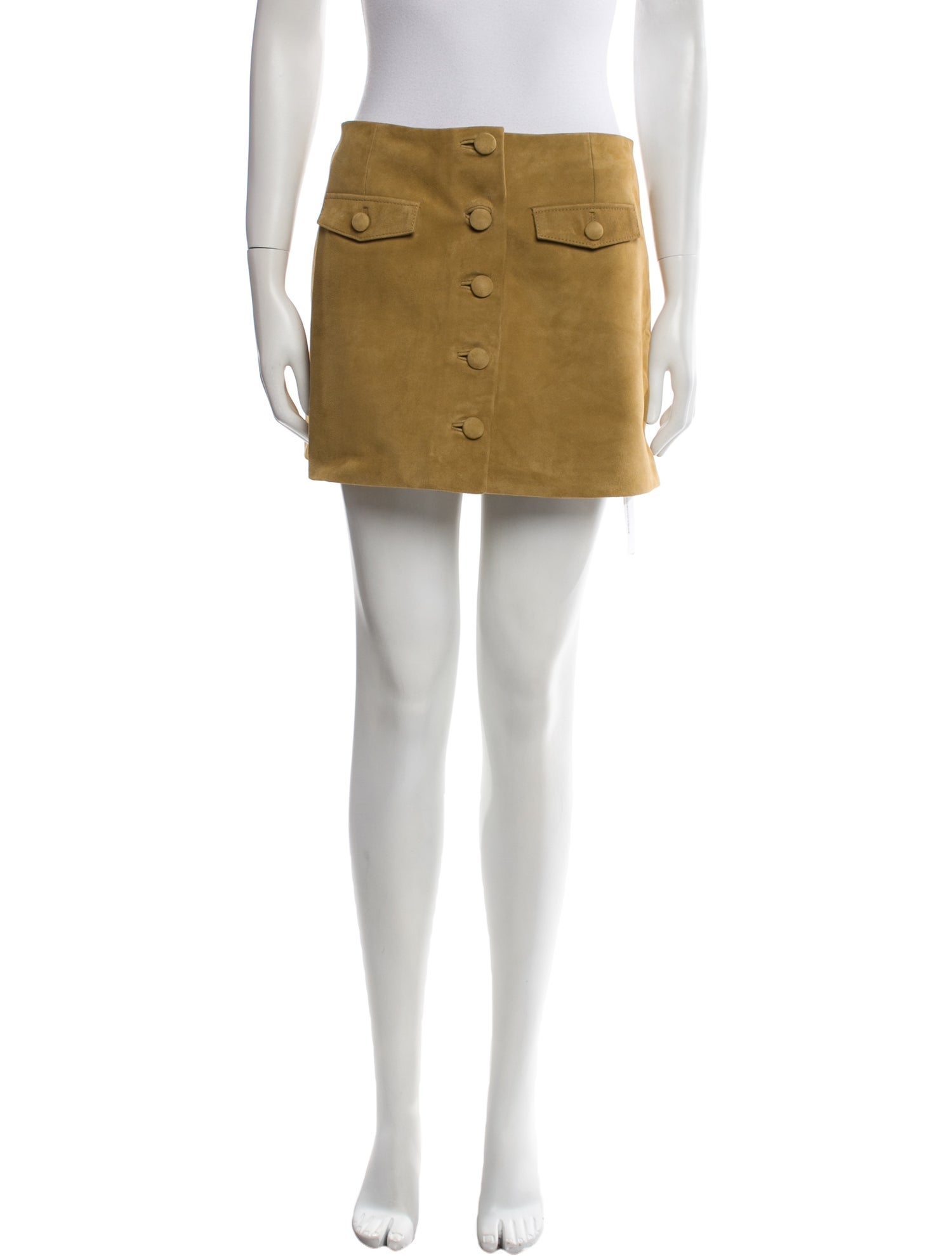 DÔEN Suede Mini Skirt