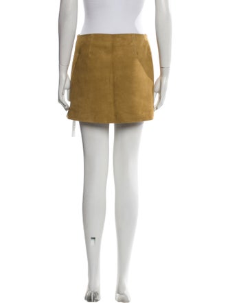 DÔEN Suede Mini Skirt