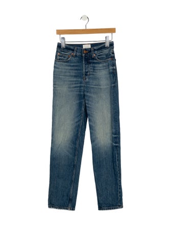 DÔEN Mid-Rise Straight Leg Jeans