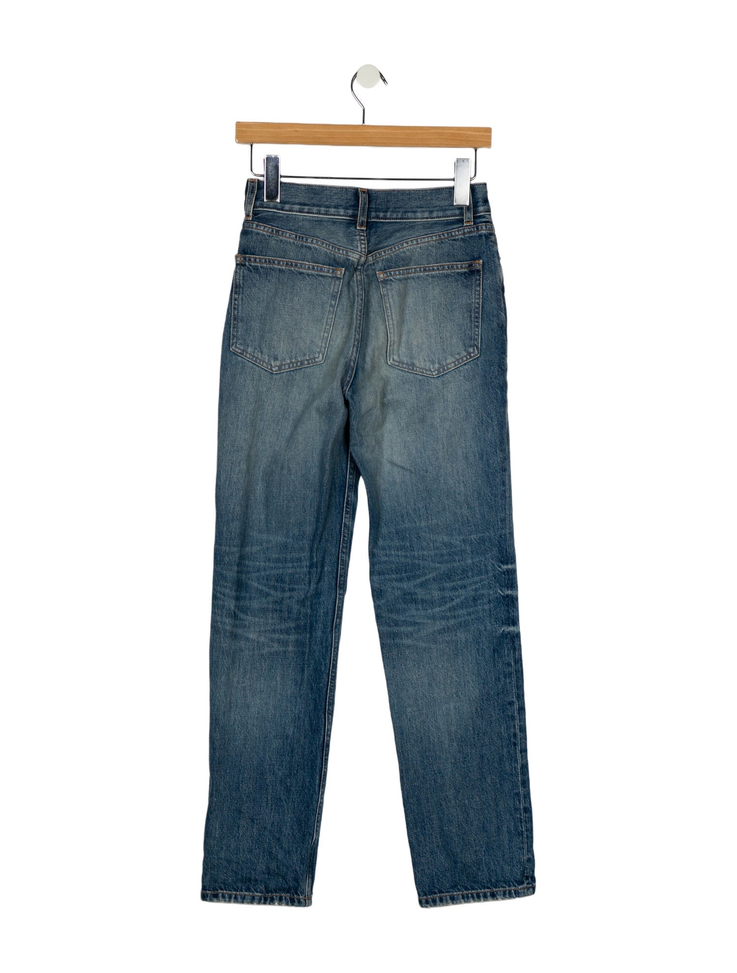 DÔEN Mid-Rise Straight Leg Jeans