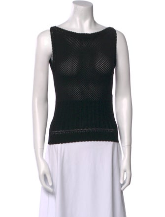 DÔEN Bateau Neckline Sleeveless Top