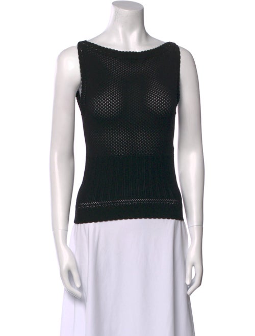 DÔEN Bateau Neckline Sleeveless Top