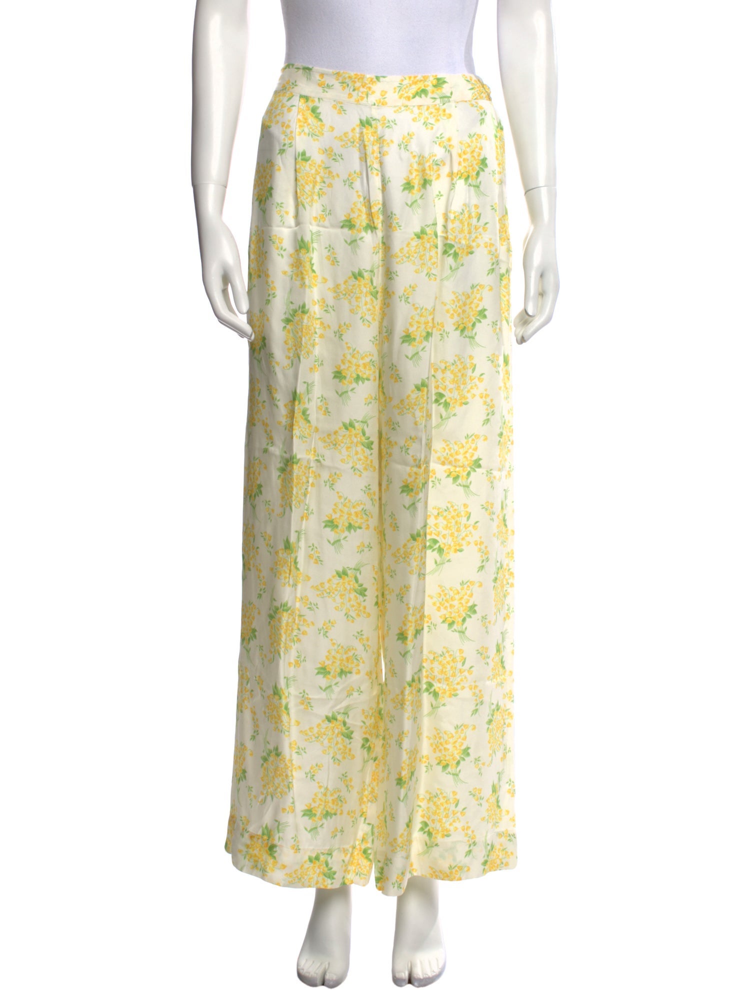 DÔEN Printed Wide Leg Pants