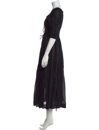 DÔEN Scoop Neck Long Dress