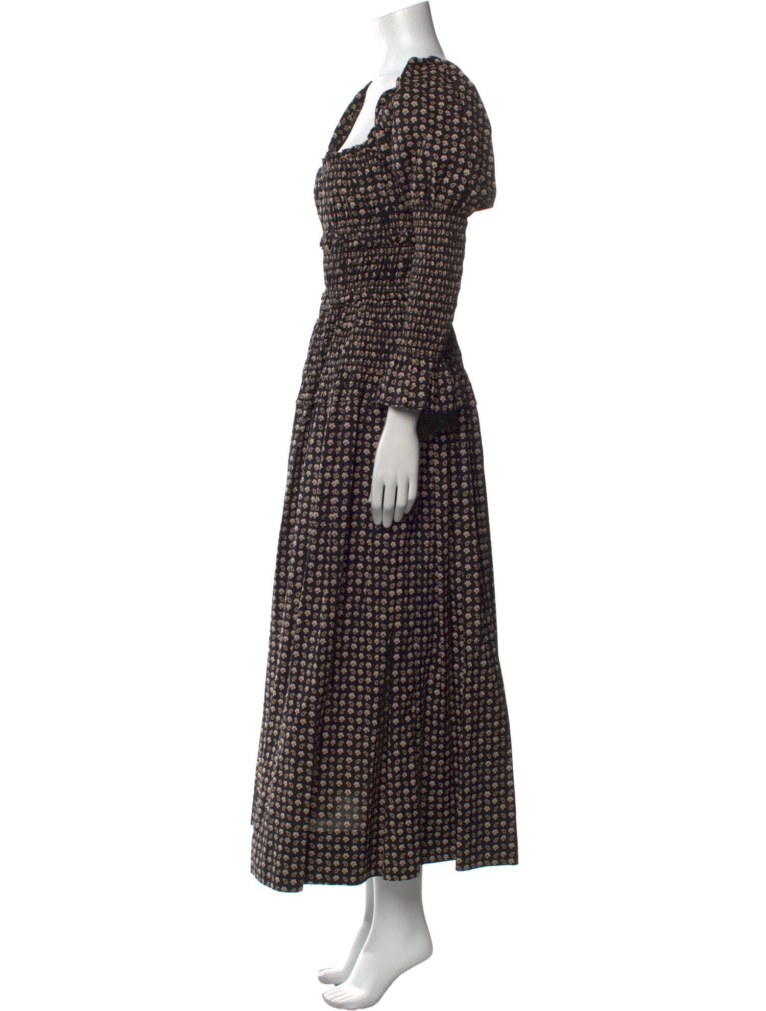 DÔEN Printed Long Dress w/ Tags