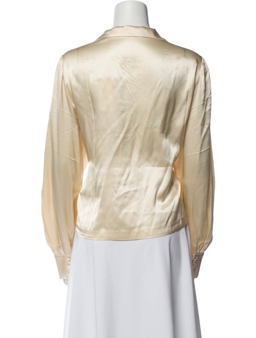 DÔEN Silk V-Neck Blouse