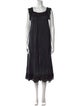DÔEN Square Neckline Midi Length Dress