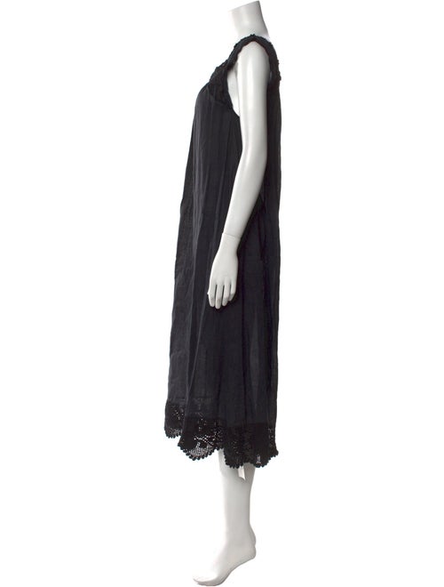 DÔEN Square Neckline Midi Length Dress