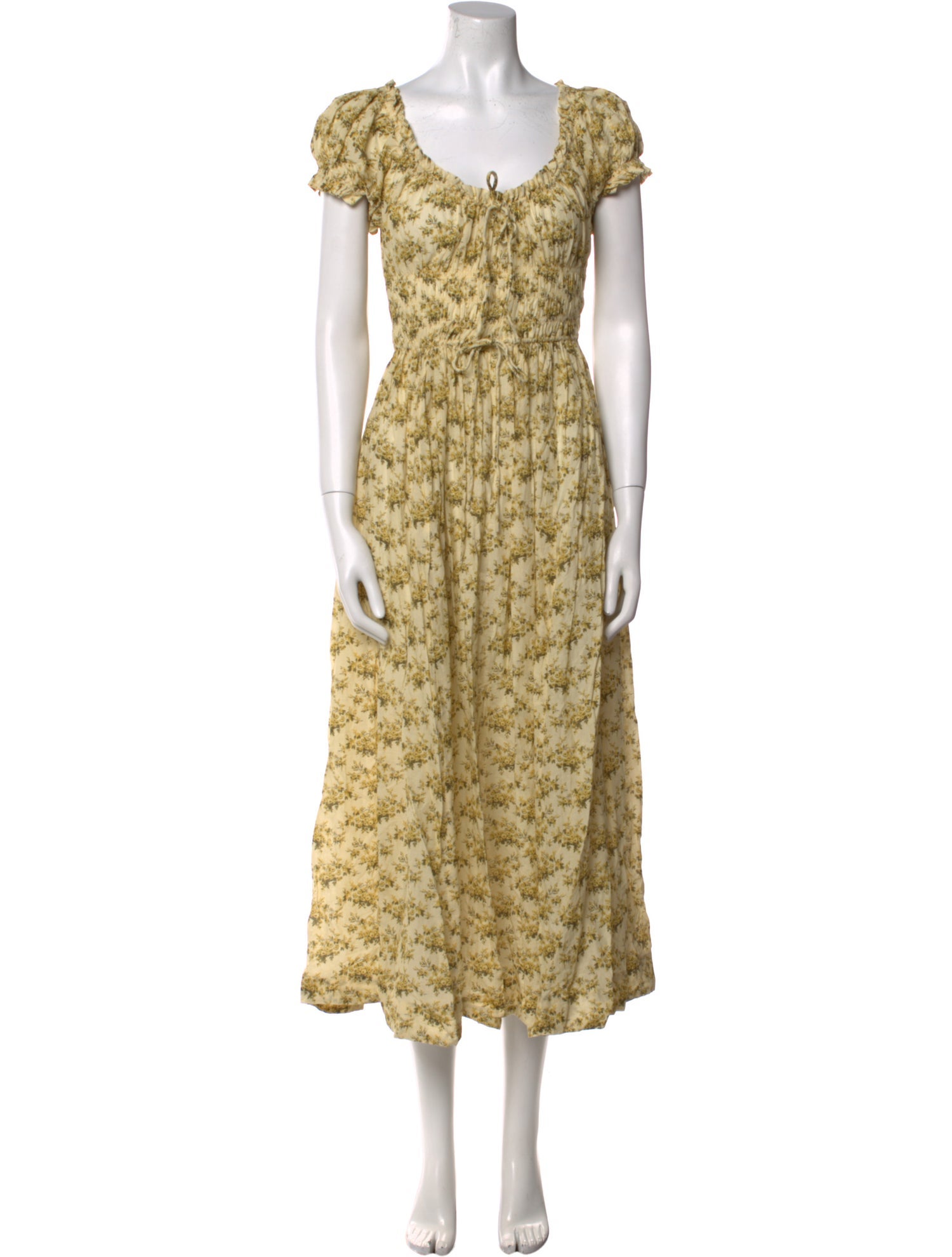 DÔEN Floral Print Long Dress