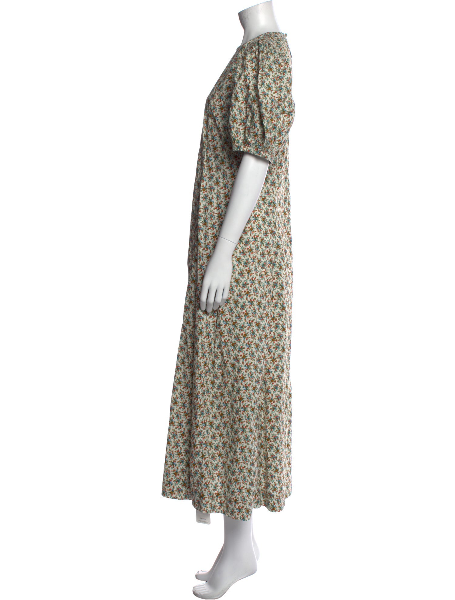 DÔEN Floral Print Long Dress