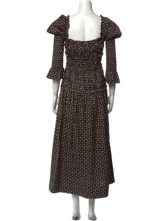 DÔEN Printed Long Dress