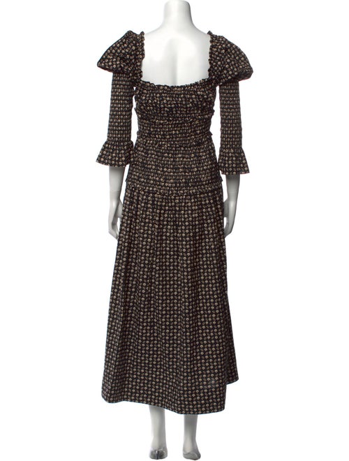 DÔEN Printed Long Dress