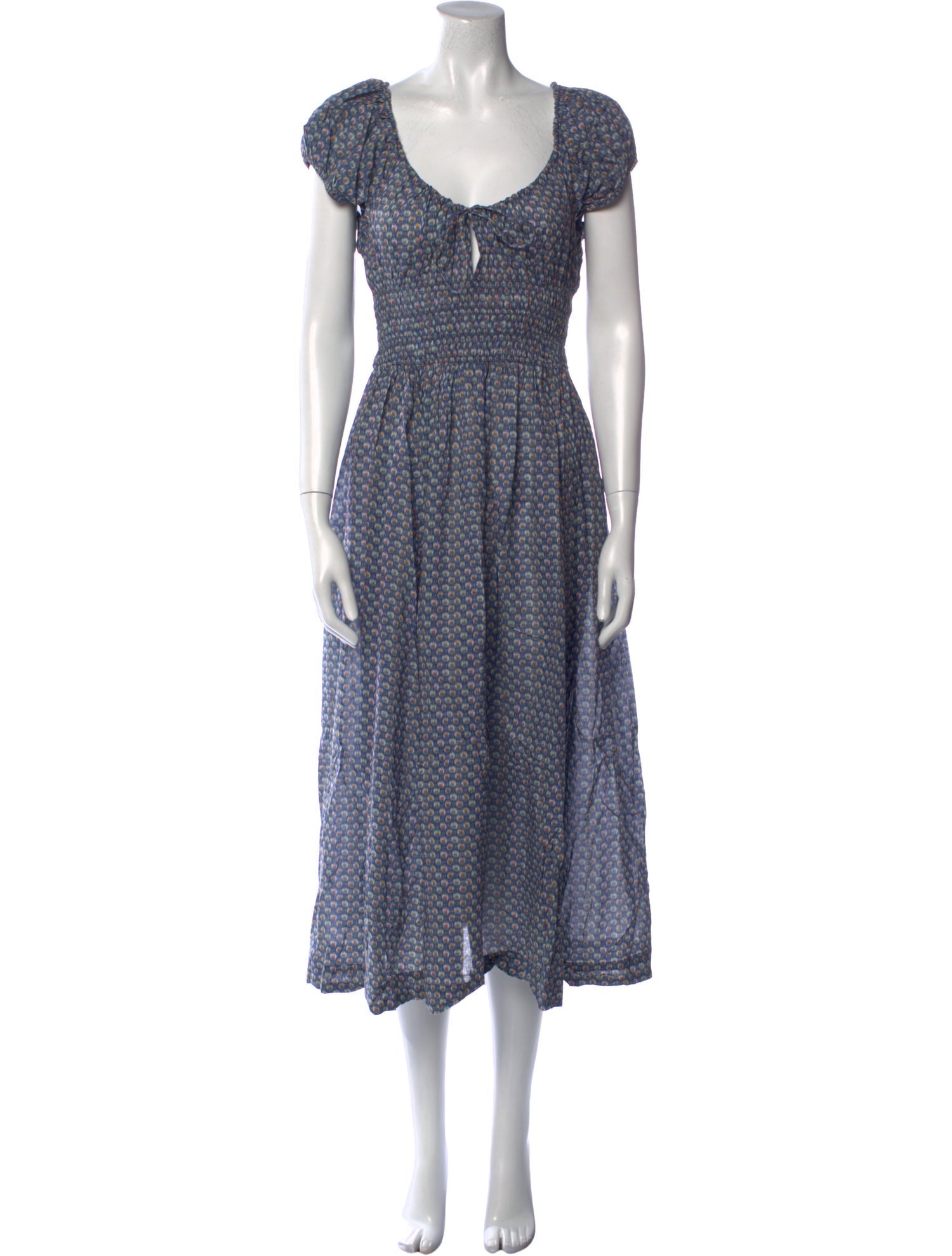 DÔEN Printed Midi Length Dress