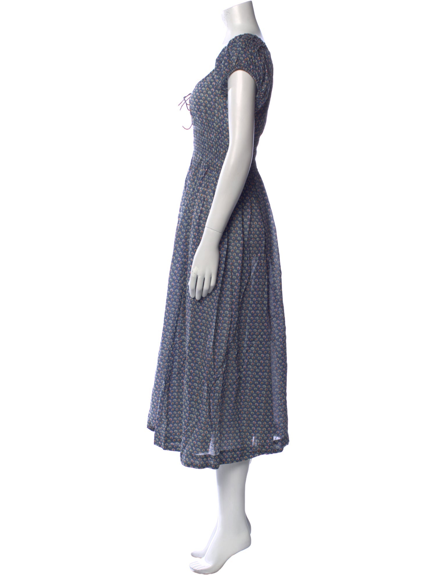 DÔEN Printed Midi Length Dress