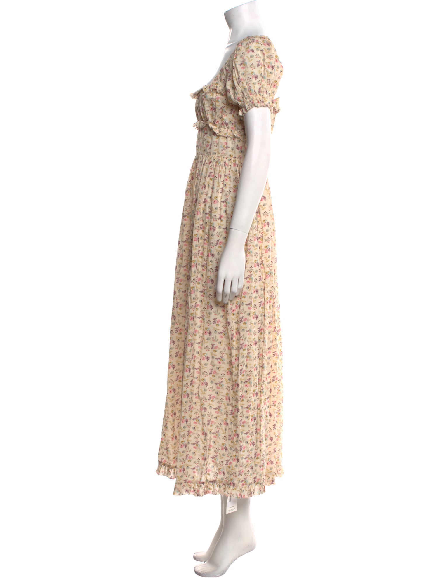 DÔEN Floral Print Long Dress w/ Tags
