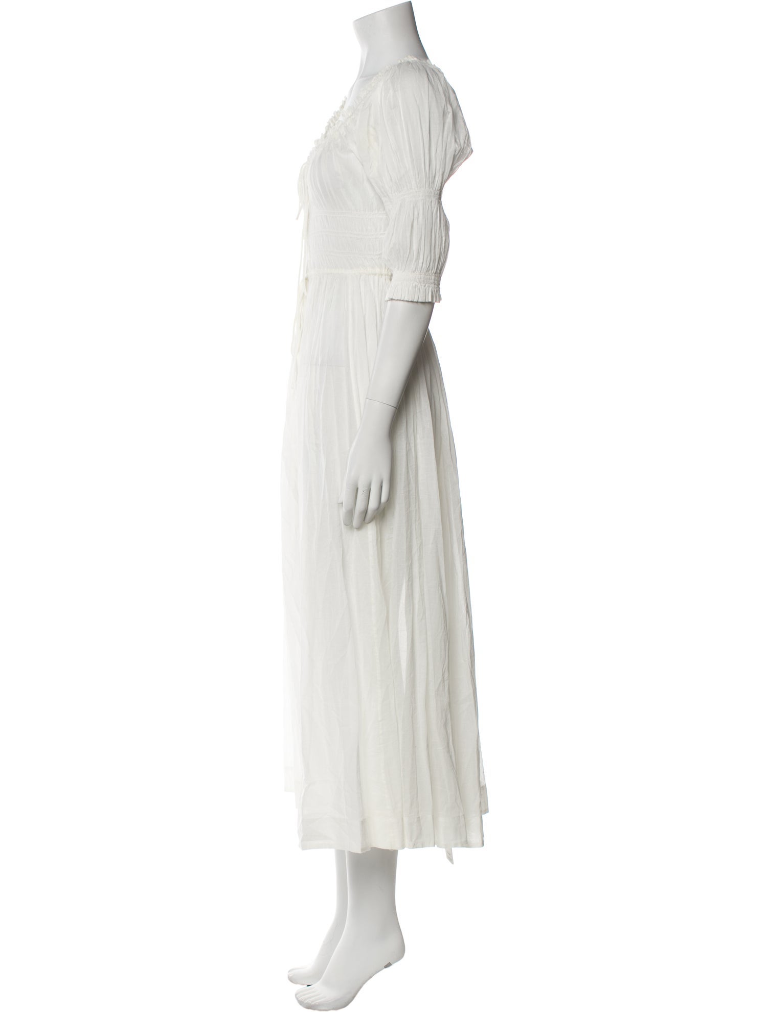 DÔEN Scoop Neck Long Dress