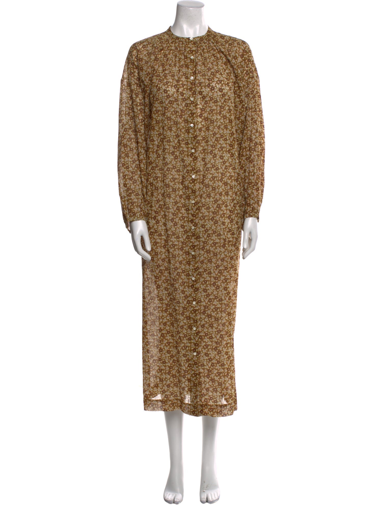 DÔEN Floral Print Long Dress