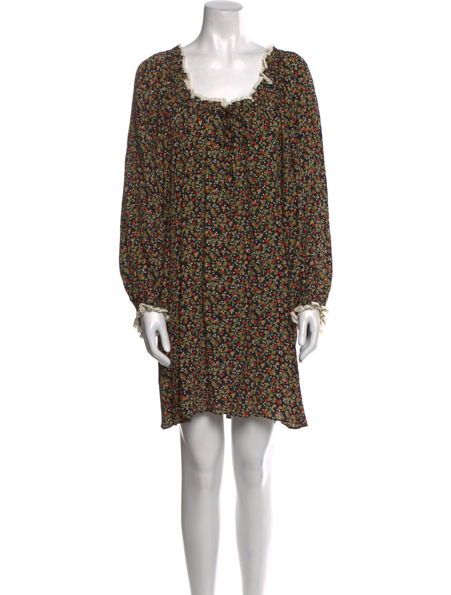 DÔEN Floral Print Mini Dress