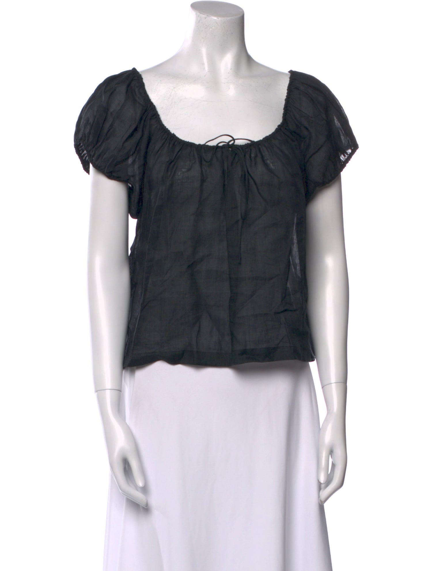 DÔEN Solina Top Scoop Neck Blouse